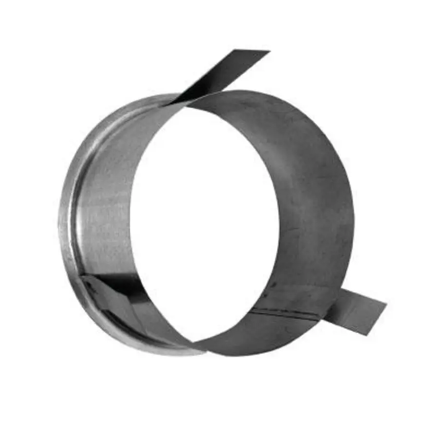 R-Vent spiro montagebus met klemveren 160 mm, sendzimir verzinkt