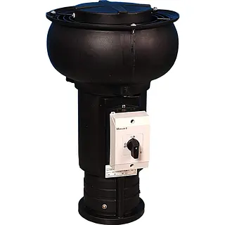 Itho Daalderop CVD-S ECO pijpdakventilator met vochtsensor en werkschakelaar Ø125 mm