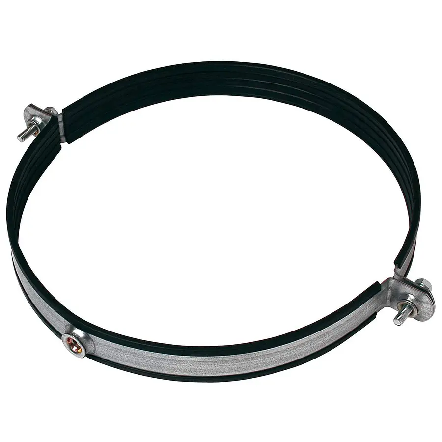Aldes bevestigingsbeugel Ø160 mm met rubber gegalvaniseerd