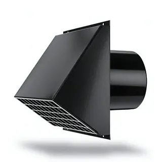 Duco DucoFlex muurdoorvoer, 180 mm, zwart