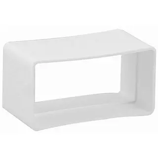 Nedco buisverbinder 110 x 54 mm kunststof, wit