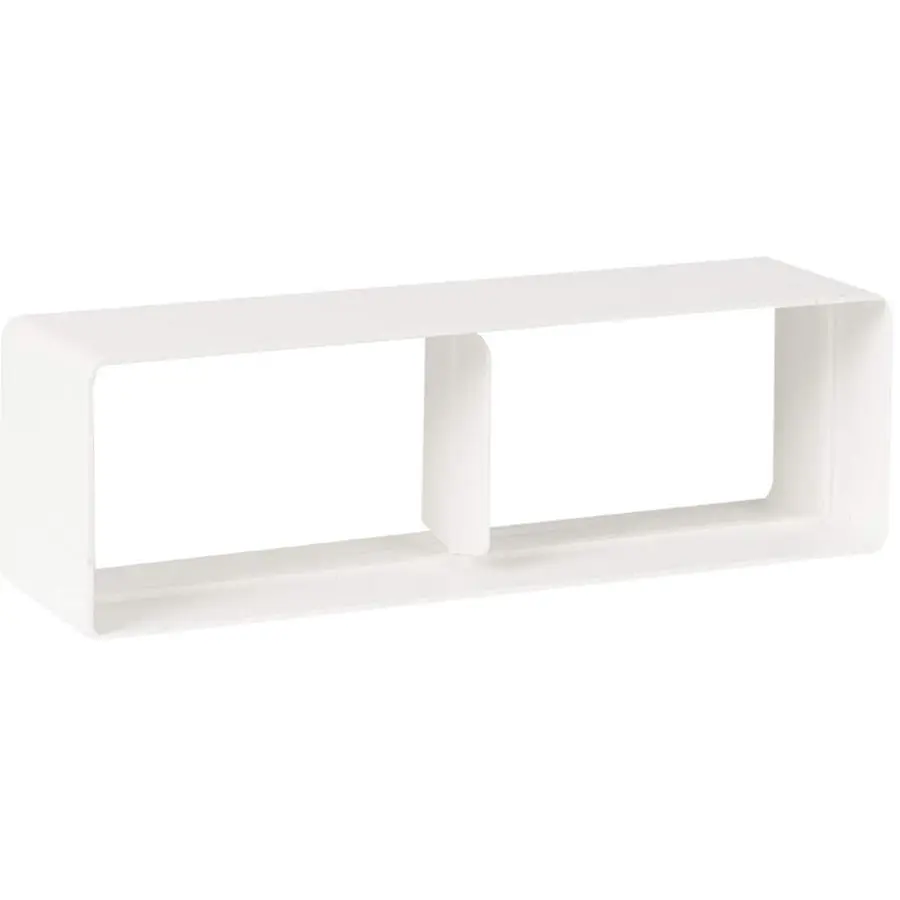 Nedco buisverbinder 204 x 60 mm kunststof, wit