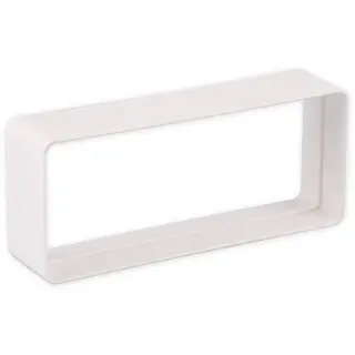 Nedco buisverbinder 220 x 90 mm kunststof, wit