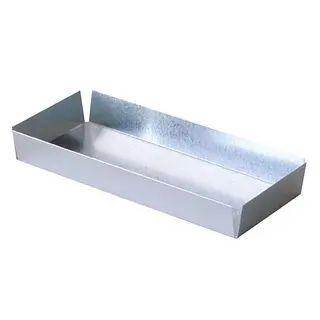 R-Vent spiro instort deksel 80 x 170 mm, sendzimir verzinkt