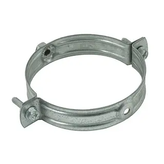 R-Vent spiro beugel 300 mm, zonder rubberen inlage, sendzimir verzinkt