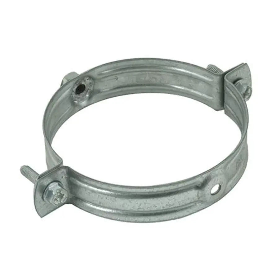 R-Vent spiro beugel 300 mm, zonder rubberen inlage, sendzimir verzinkt