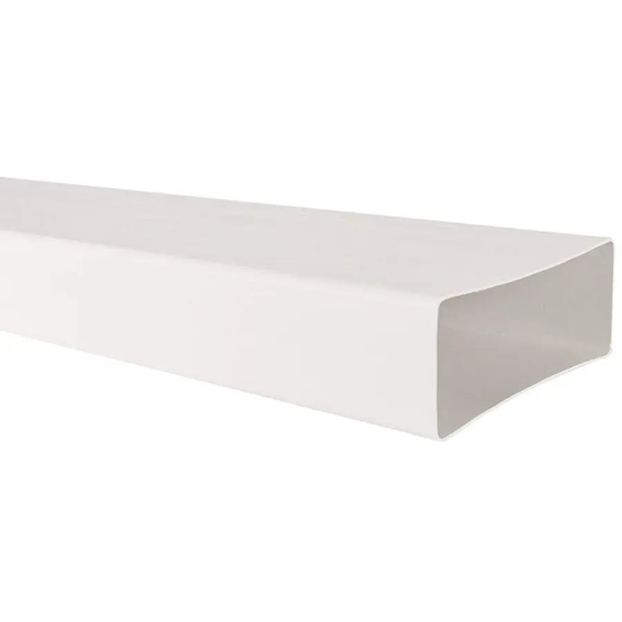 Nedco buisstuk 220x90mm l=1500mm kunststof, wit