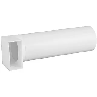 Nedco bochtstuk ø100 mm - 110 x 54 mm met telescoopbuis
