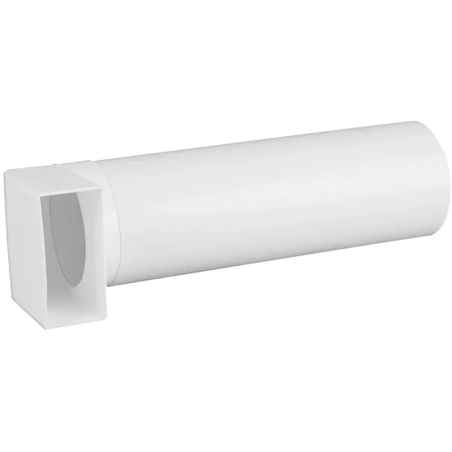 Nedco bochtstuk ø100 mm - 110 x 54 mm met telescoopbuis