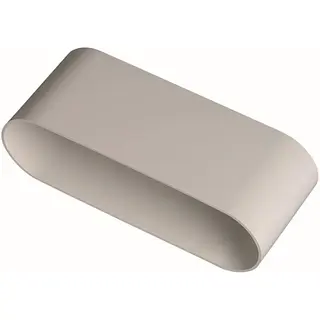 Aldes Minigaine recht verbindingsstuk mannelijk 200 x 60 mm (gelijk aan 125 mm)