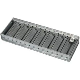 Aldes H registerklep 525 x 125 mm met damper met rechte schuif