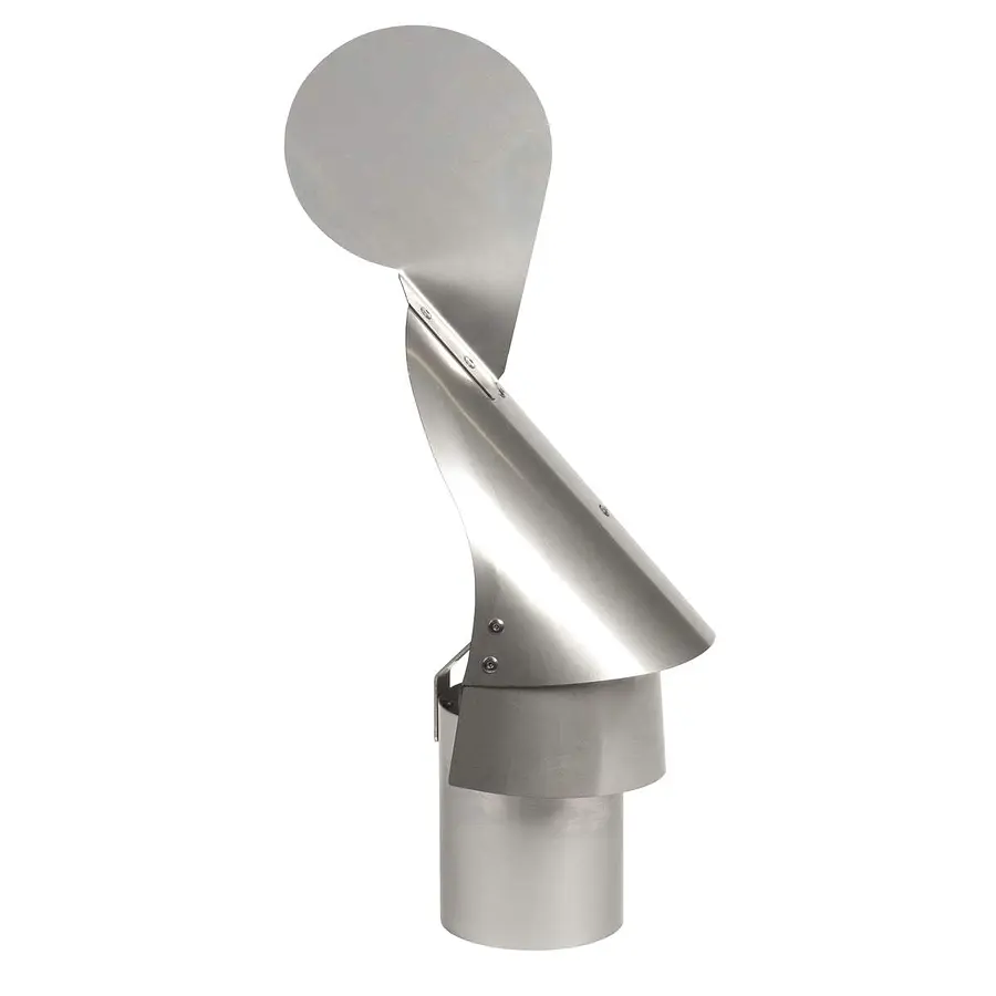 Anjo GEK rookgasventilator 125 mm, rvs, inclusief klemband