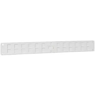 Nedco ventilatierooster afsluitbaar met schuif 370x40mm wit