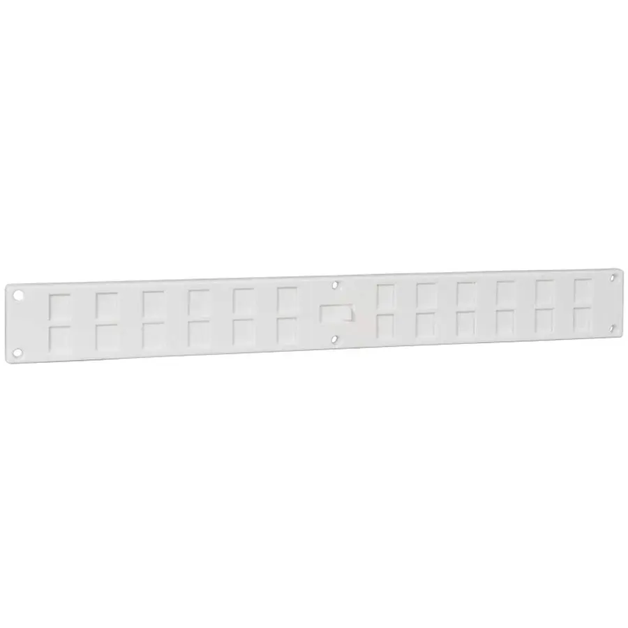 Nedco ventilatierooster afsluitbaar met schuif 370x40mm wit