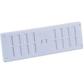 Nedco ventilatierooster afsluitbaar met schuif 250x80mm wit