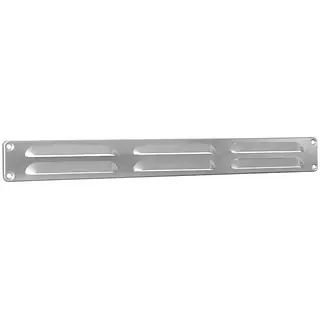 Nedco schoepenrooster aluminium, omgezette rand, b=300mm, h=40mm, kleine schoepen