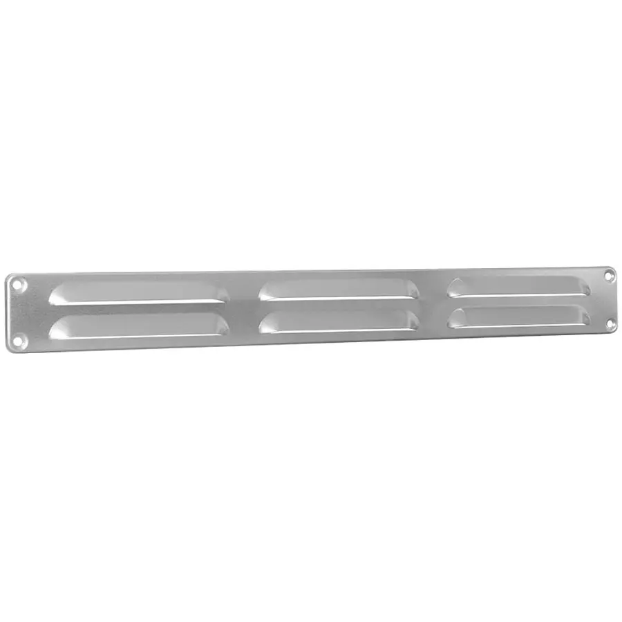 Nedco schoepenrooster aluminium, omgezette rand, b=300mm, h=40mm, kleine schoepen