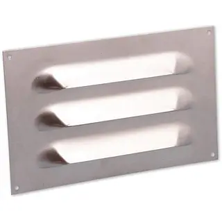 Nedco schoepenrooster aluminium, vlak, b=250mm, h=150 mm, grote schoepen