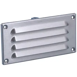 Nedco schoepenrooster rvs b=180mm, h=90 mm