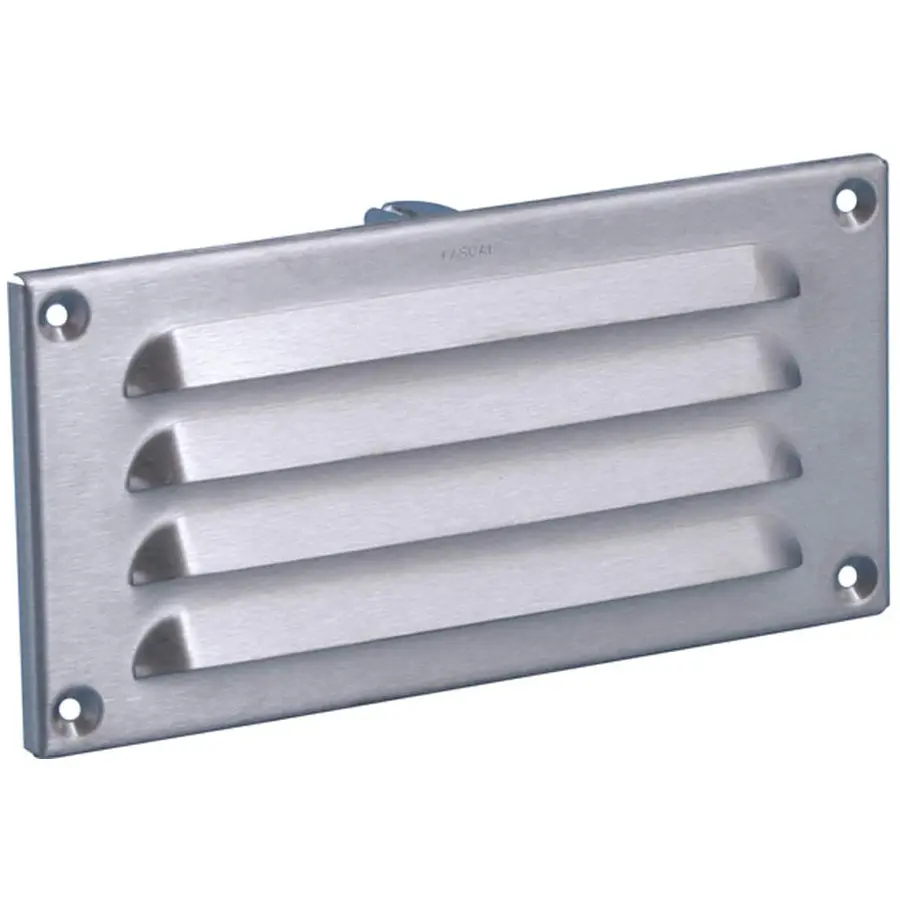 Nedco schoepenrooster rvs b=180mm, h=90 mm
