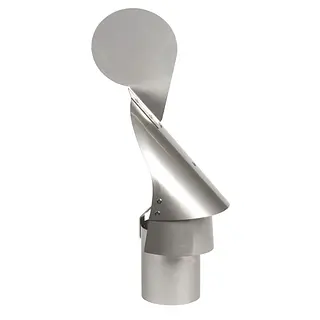 Anjo GEK rookgasventilator 130 mm, rvs, inclusief klemband