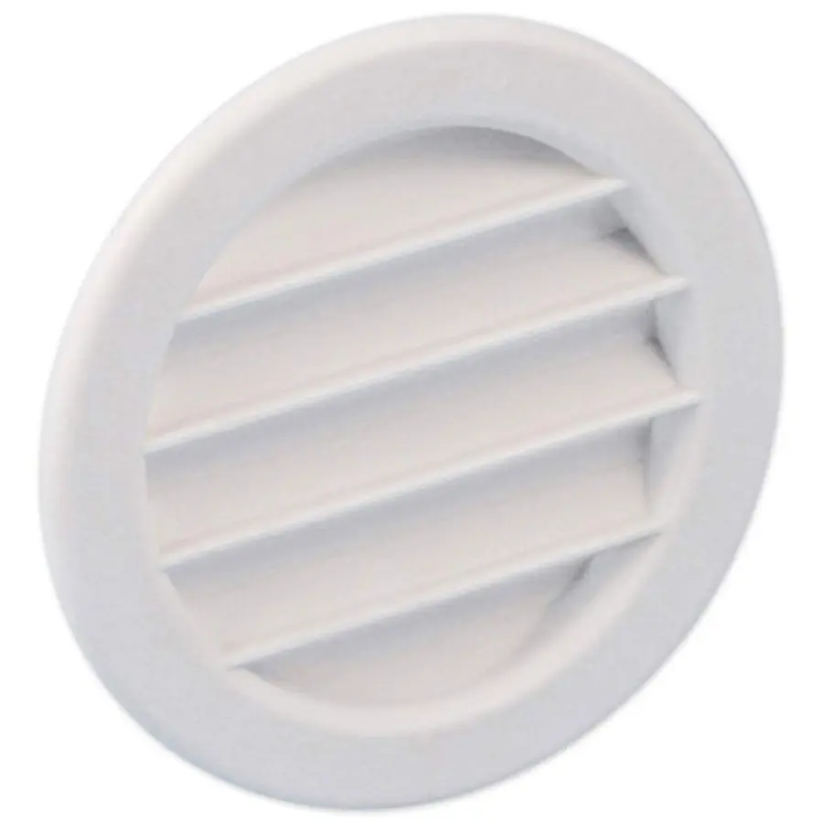 Nedco ventilatierooster ø75mm met kraag kunststof wit