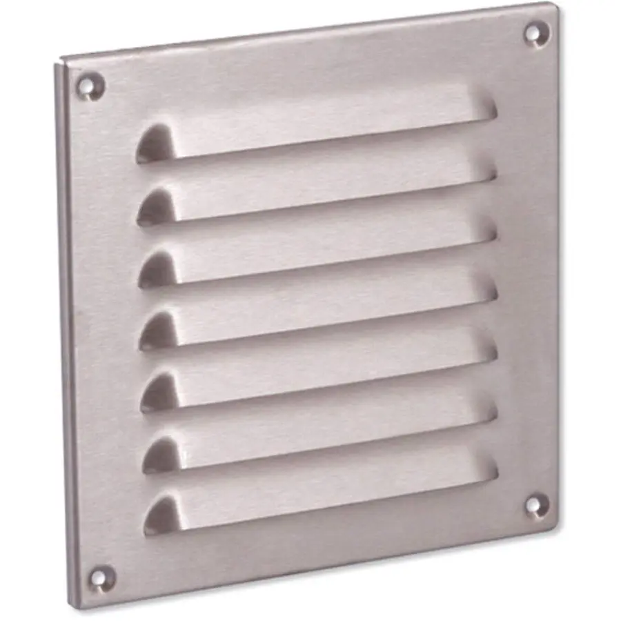 Nedco schoepenrooster rvs b=160mm, h=160 mm