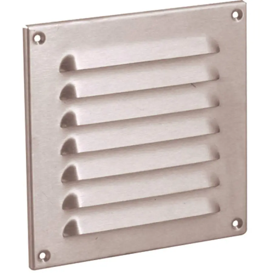 Nedco schoepenrooster rvs b=200mm, h=200 mm