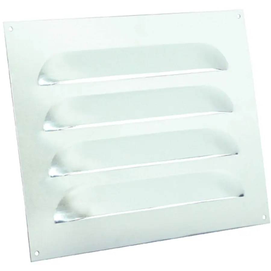 Nedco schoepenrooster aluminium, vlak, b=250mm, h=250 mm, grote schoepen