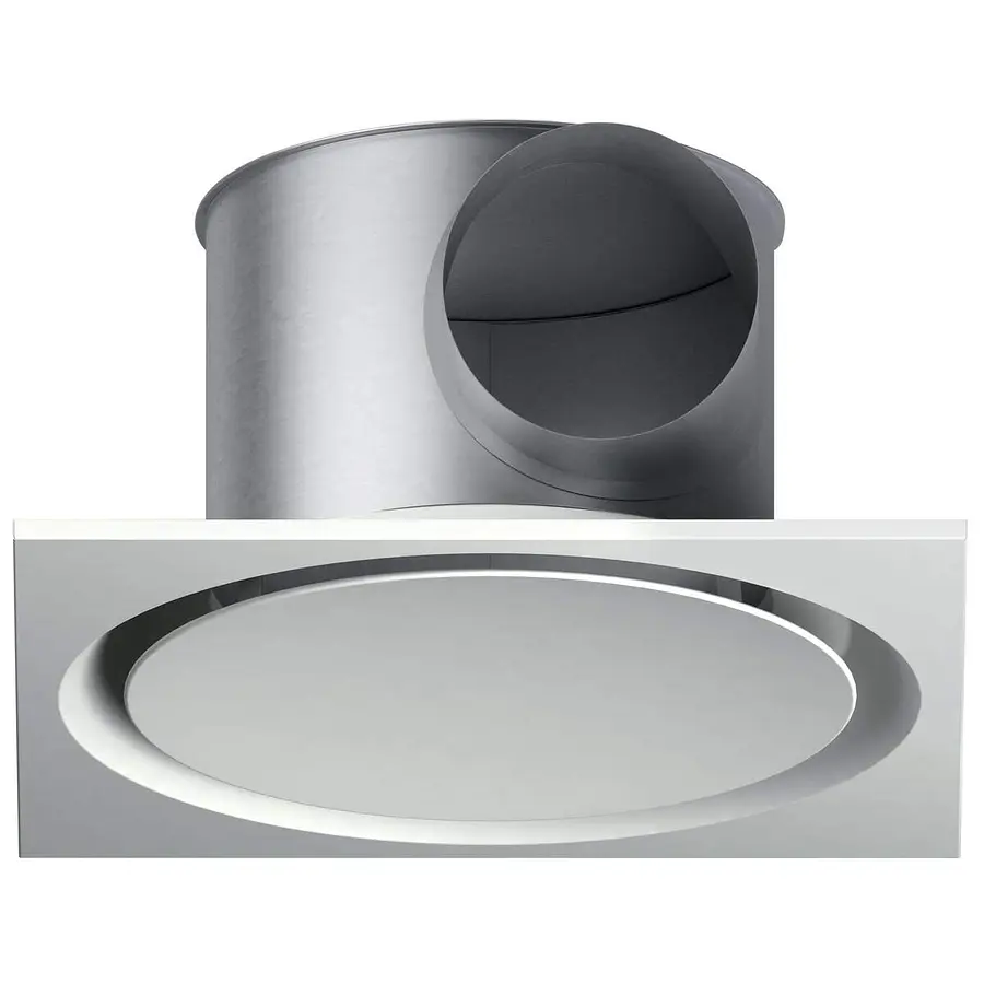 Aldes Twisted 850 toevoer designrooster Ø200 mm 600 x 600 mm thermisch en akoestisch geïsoleerd RAL9003