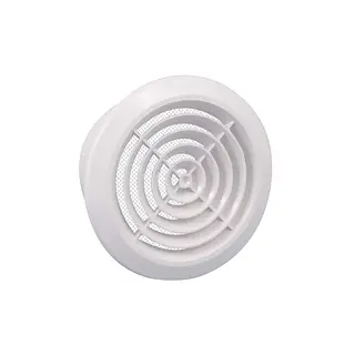 Nedco de luxe ventilatierooster rond ø125 mm wit