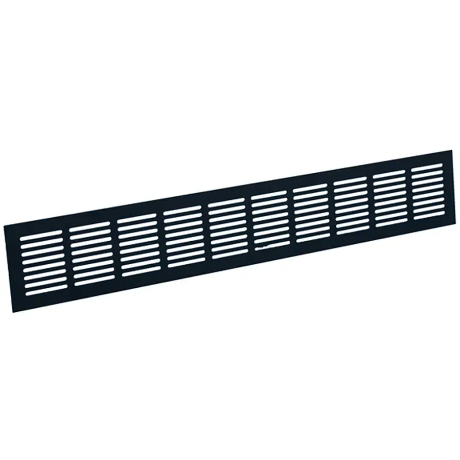 Nedco plintrooster aluminium 800 x 100 mm zwart