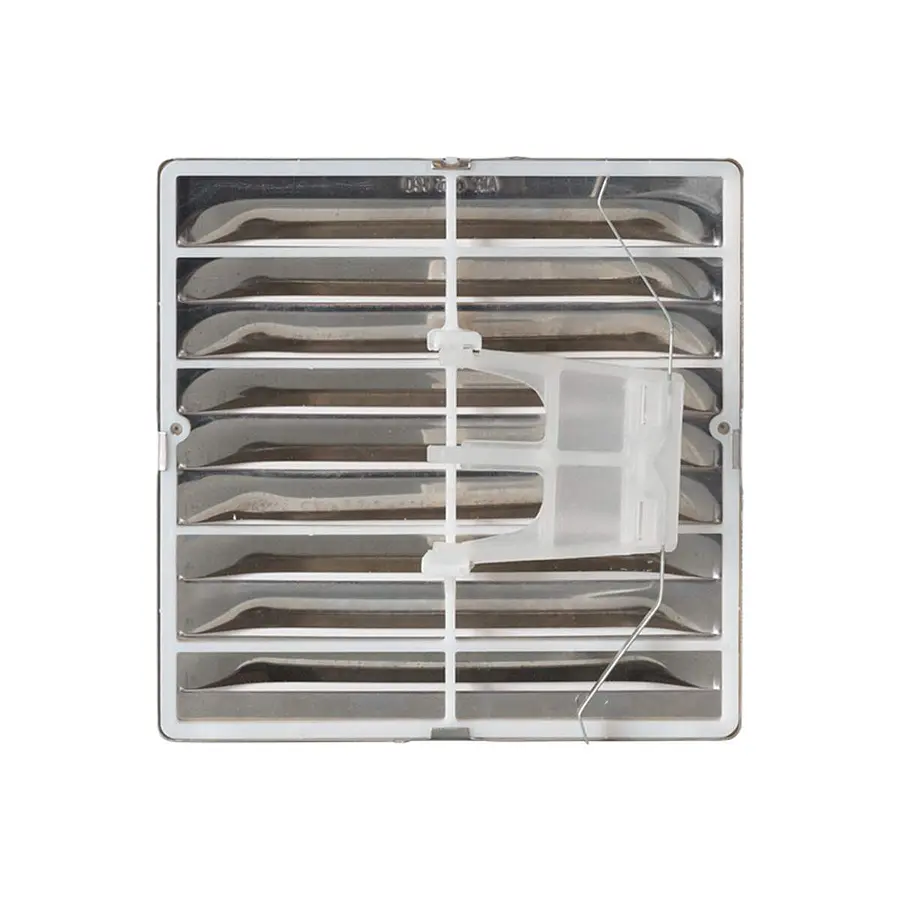 Nedco schoepenrooster rvs b=150mm, h=150 mm