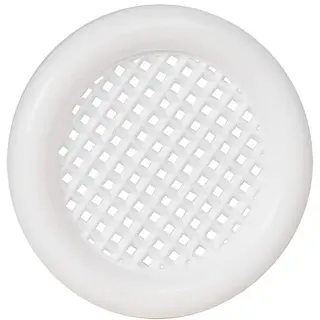 Nedco ventilatierooster ø32mm met kraag kunststof wit