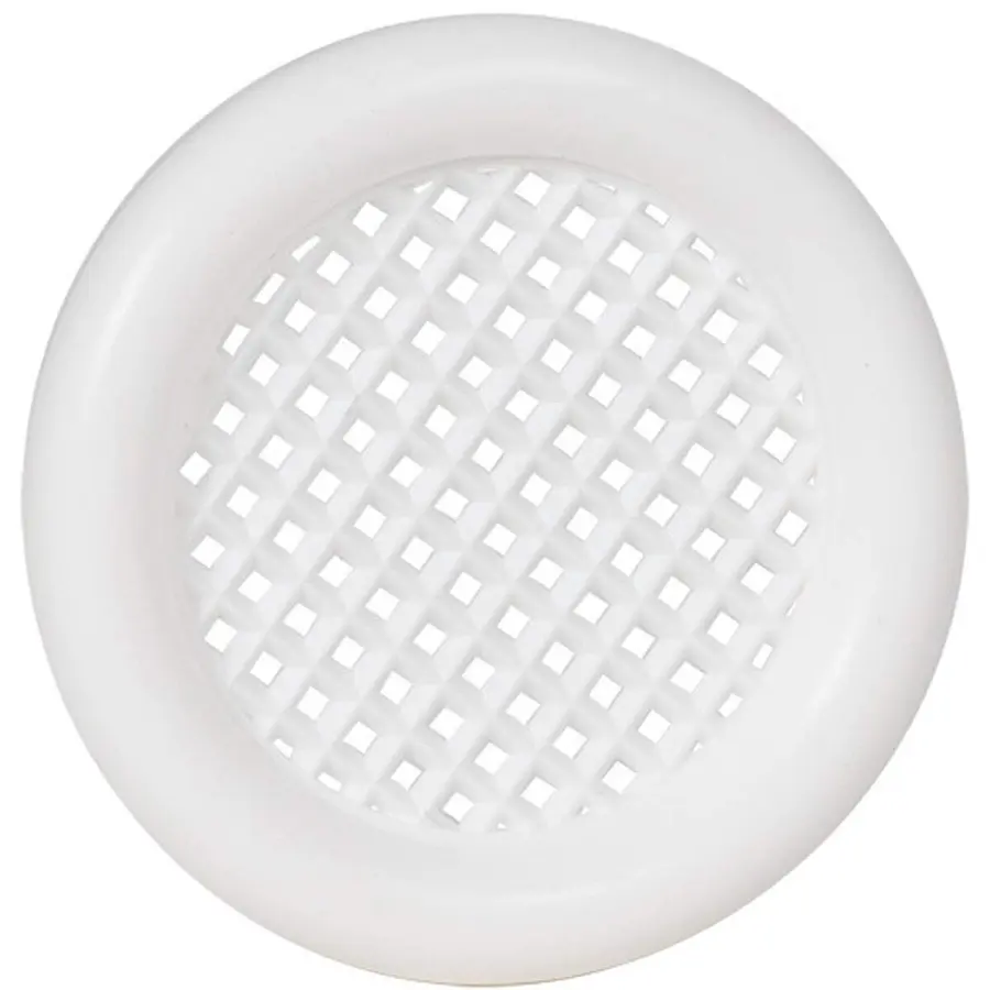 Nedco ventilatierooster ø32mm met kraag kunststof wit