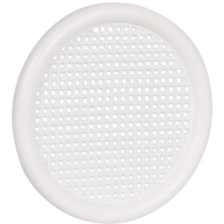 Nedco ventilatierooster ø56mm met kraag kunststof wit