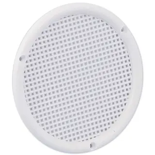 Nedco ventilatierooster ø56mm vlak kunststof wit