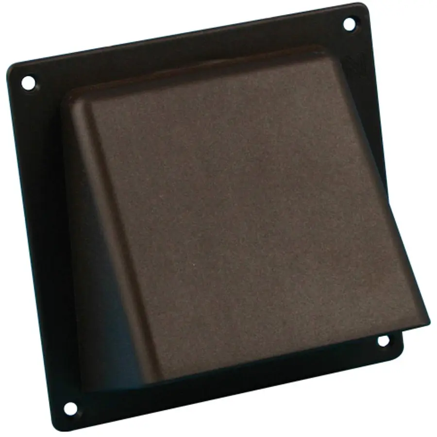 Nedco gevelklep kap ø150mm kunststof bruin