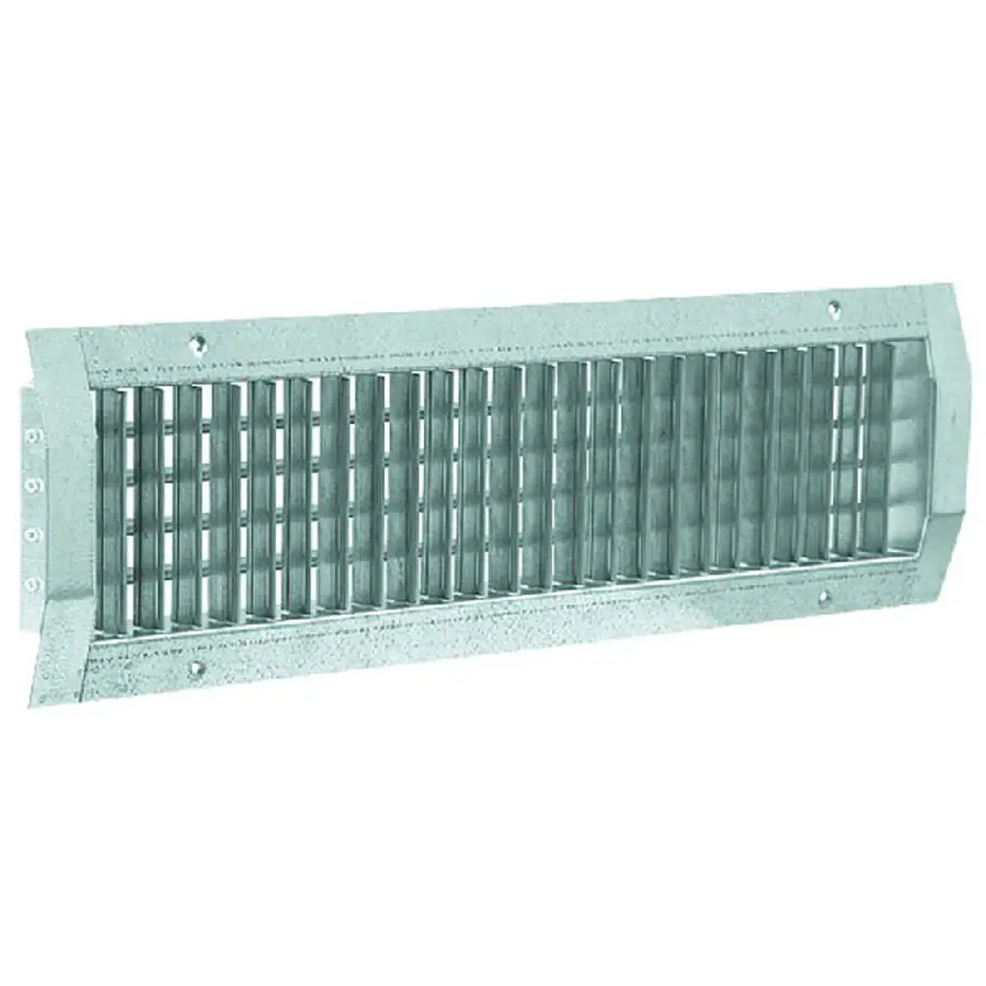 Aldes N registerklep 325 x 75 mm met damper met rechte schuif
