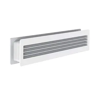 Normbau Nylon Care badkamer ventilatierooster wit