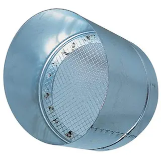 Aldes gaasrooster Ø355 mm met vogelgaas t.b.v. in-/uitlaat gegalvaniseerd