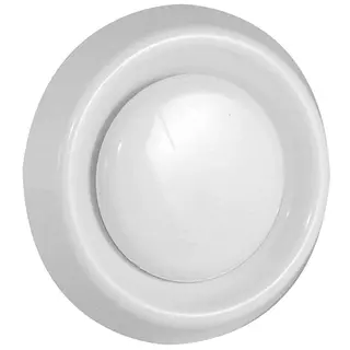 Nedco afvoerventiel met aansluitbus, 125 mm, kunststof, wit