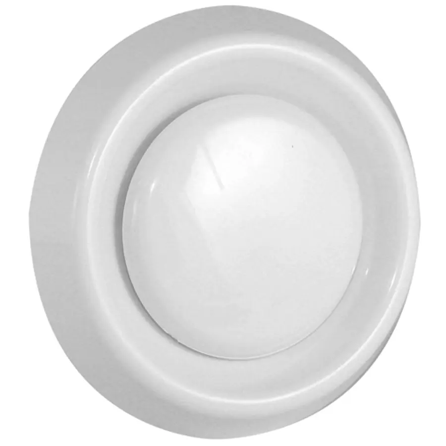Nedco afvoerventiel met aansluitbus, 125 mm, kunststof, wit