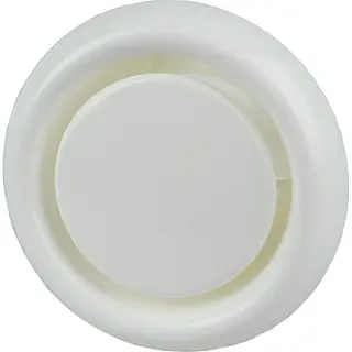 Itho Daalderop afvoerventiel 125mm kunststof RAL9010 creme wit (KLV 125-W)