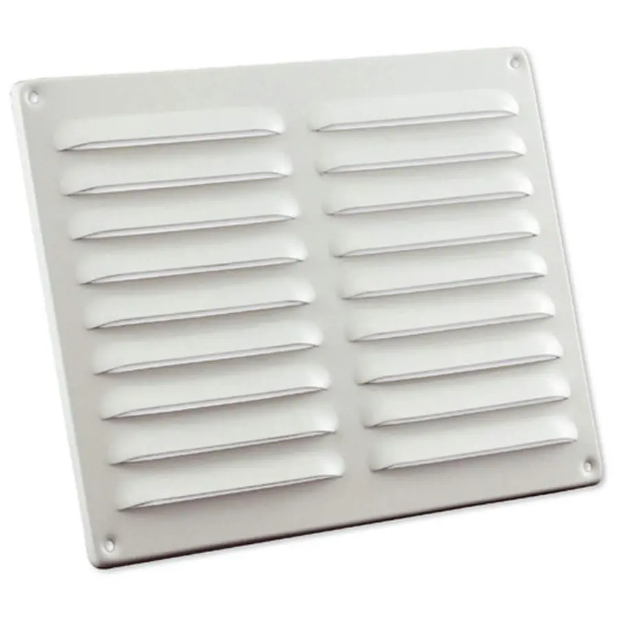 Nedco schoepenrooster 200 x 250 mm aluminium wit