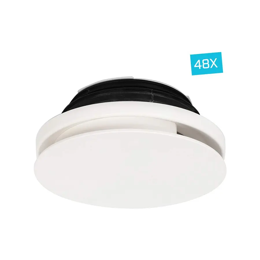 Vent-Axia Uniflexplus+ regelbaar ventiel 125 mm (RV125), 48 stuks