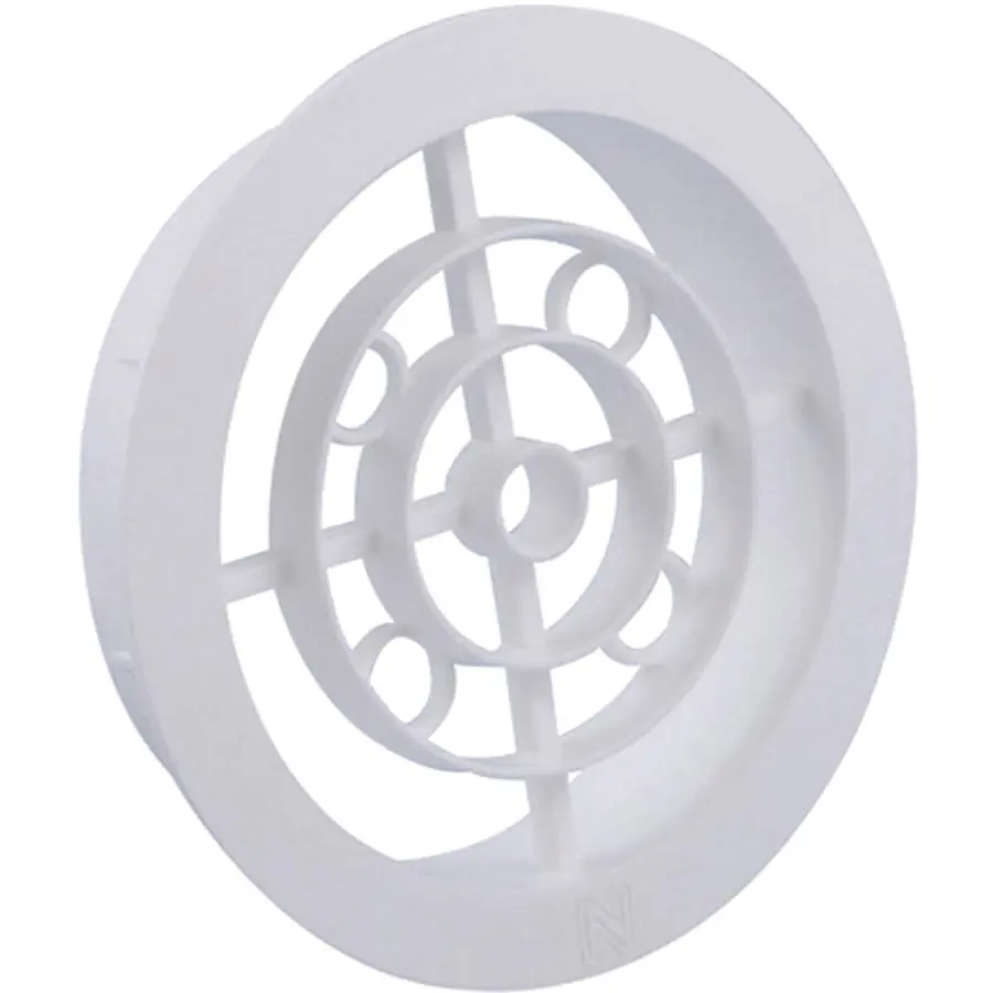 Nedco ventilatierooster ø100 mm, kunststof, wit
