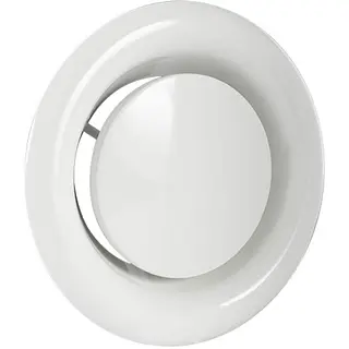 Nedco afvoerventiel met aansluitbus, 150 mm, kunststof, wit
