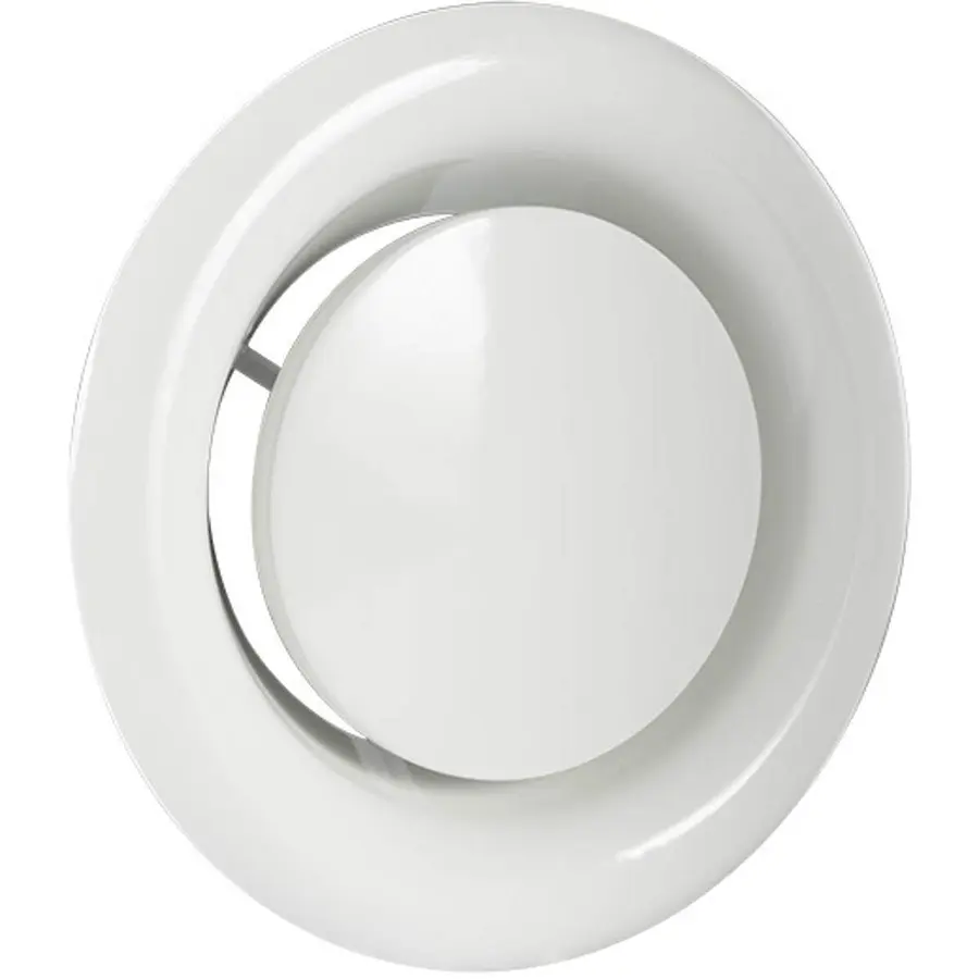 Nedco afvoerventiel met aansluitbus, 150 mm, kunststof, wit