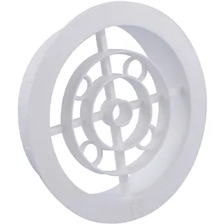 Nedco ventilatierooster ø120 mm, kunststof, wit